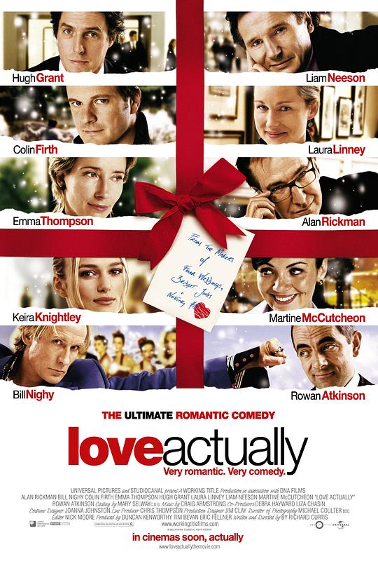 真爱至上 Love Actually (2003) / 真的恋爱了(港) / 爱是您，爱是我(台) / 真情角落 / Love Actually Is All Around