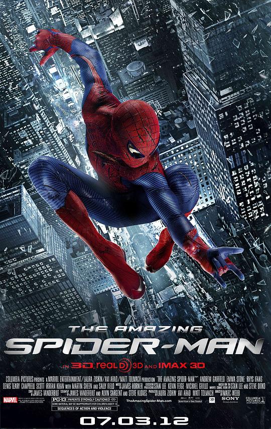 超凡蜘蛛侠 The Amazing Spider-Man (2012) / 蜘蛛侠：惊世现新(港) / 蜘蛛人：惊奇再起(台) / 神奇蜘蛛侠 / 蜘蛛侠前传 / 蜘蛛侠4 / 新蜘蛛侠