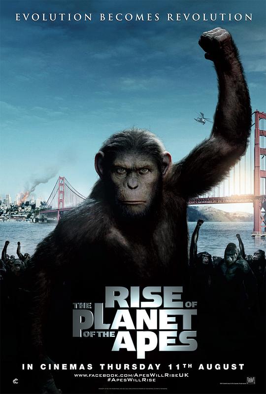 猩球崛起 Rise of the Planet of the Apes (2011) / 猿人争霸战：猩凶革命(港) / 猿族崛起 / 猩团的崛起 / 猩星新兴(豆友译名) / Rise of the Apes